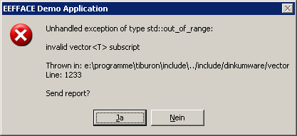 invalid vector<> subscript - reloaded
